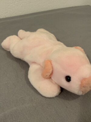 TY Beanie Buddies Collection Squealer The Beanie Baby Pink Pig