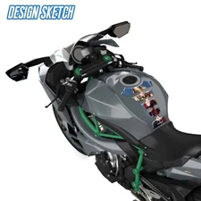 Tank Pad Fuel Tank Sticker Guard Waterproof Fit For Honda CBR650R CBR 650R