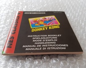 Donkey Kong Booklet Insert Spielanleitung Nintendo NES Classic Anleitung Guide