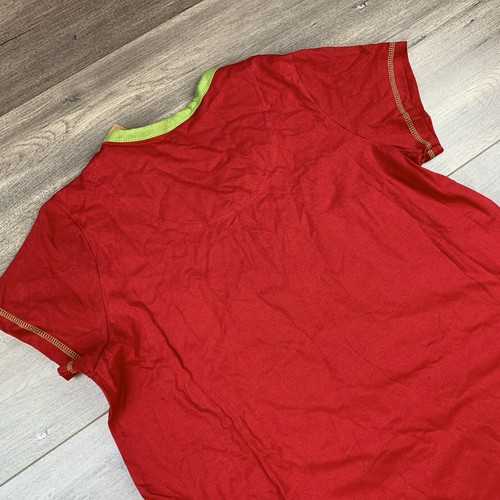 NWT Lazy One Moosletoe V-Neck Nightshirt Women’s S/M Red Christmas Holiday PJs - Picture 6 of 12
