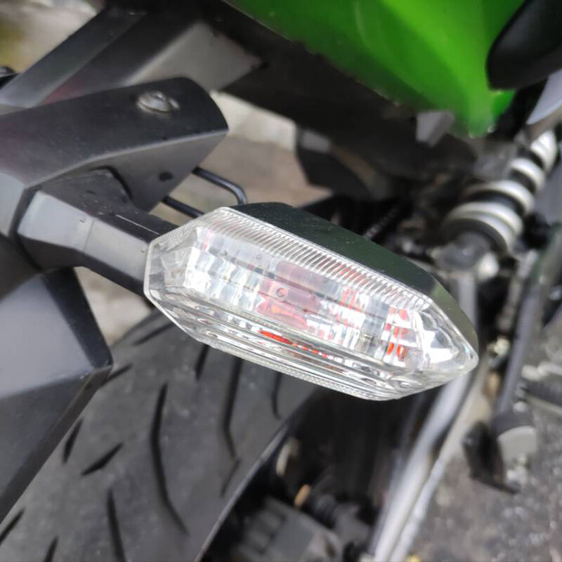 Pair Rear Turn Signal Light Indicator Lamps For Kawasaki Ninja 300