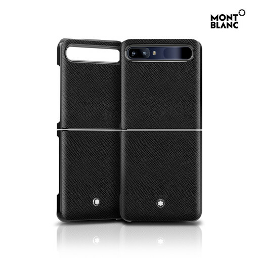 MONTBLANC ケース Genuine Montblanc Natural Leather HardShell Cover Case for Samsung