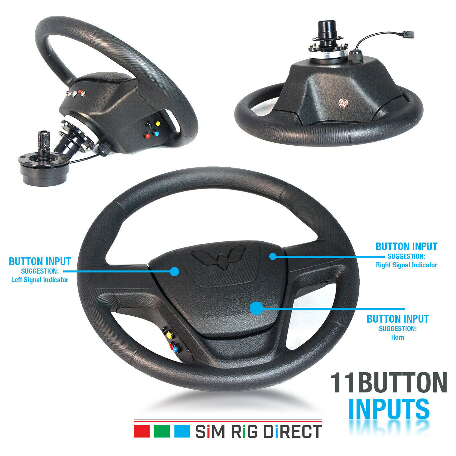 Racing Simulator Steering Wheel Turning Headlights for G29 G27 T300 For  Euro/American Truck Game Exploration Version