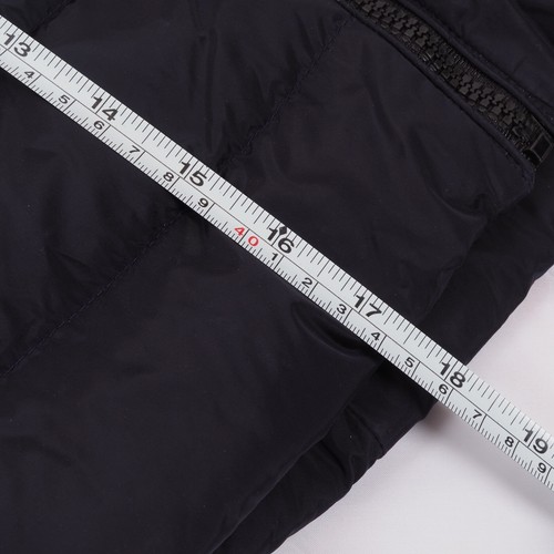 Moncler Kids Girls Blue Navy Down Puffer SABY Coat Jacket Hooded Size 6Y / 116cm - Picture 12 of 13