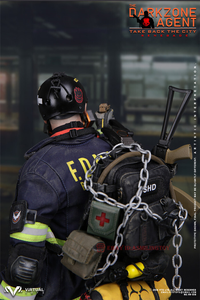 VTS Toys VM-018 RENEGADE THE DARKZONE AGENT Action Figure In