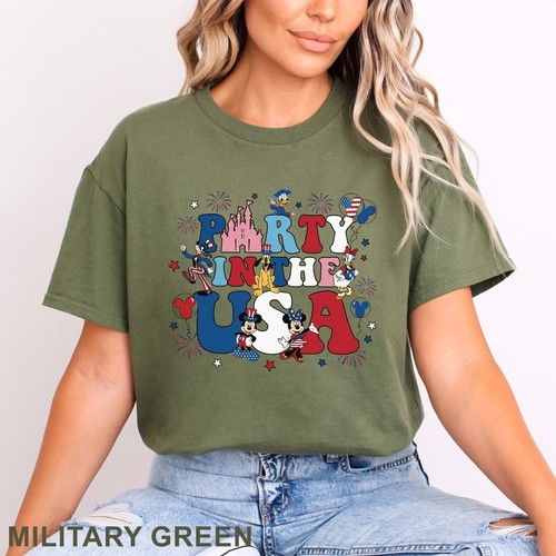 Mickey & Friends USA Shirt, Disney Patriotic Shirt, 202969 - Bild 12 von 20