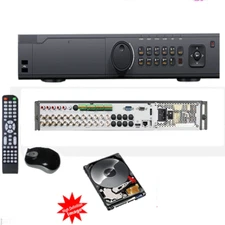 24 Channel Tri-brid Digital Video Recorder Analog & HD-TVI DVR 1U Case Alarm