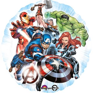 Balle Foil Pour Fetes De Anniversaire Marvel Avengers Decorations Fete 16 Ebay
