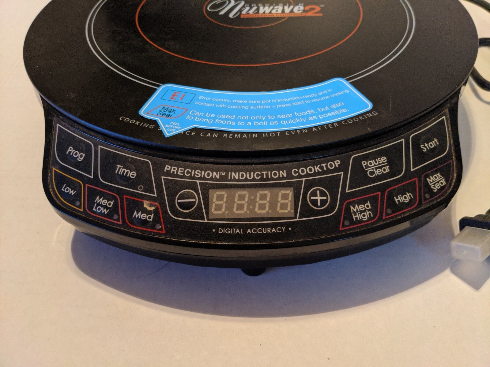 Nuwave 2 Precision Portable Induction Cooktop 30151-AQ - TESTED ~ Free  Shipping! 652185301511 | eBay