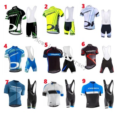 Herren ORBEA Radtrikot Kurzarm Trikot Fahrradbekleidung Fahrradtrikot Trägerhose