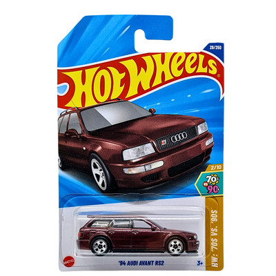 Hot Wheels 94 AUDI AVANT RS2 HW 70s 90s Series New Release Case C 2025