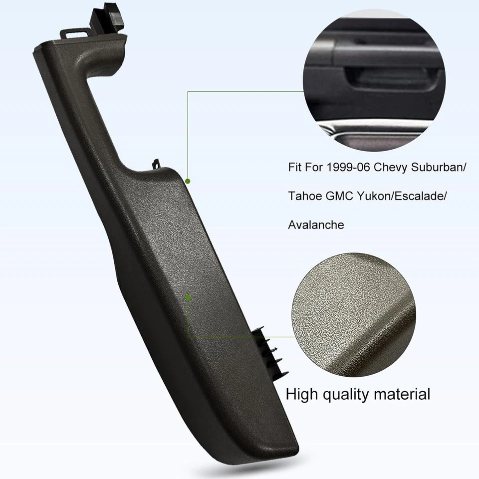 2PCS Front L&R Side Door Armrest Handle for 99-06 Select Chevrolet/GMC Models - Imagem 2 de 4