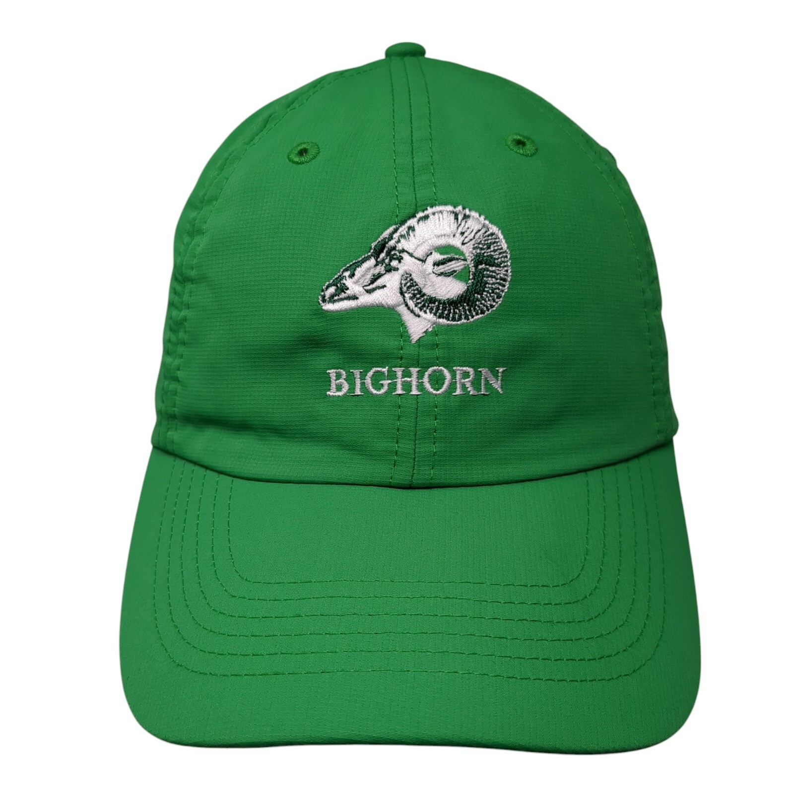 Bighorn Strapback Hat Green One Size Adjustable Embroidered Imperial