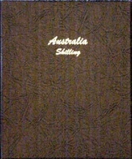 Dansco 7333 Quality Album For Australia Shillings 1910-1963 Coins Collection NEW