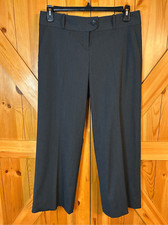 The Limited Pants Women Size 10 Cassidy Fit Gray Striped Classic Office Wear 81