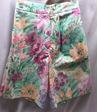 Vintage Floral Shorts Womens Size 6 NOS 200816MFC/WBS