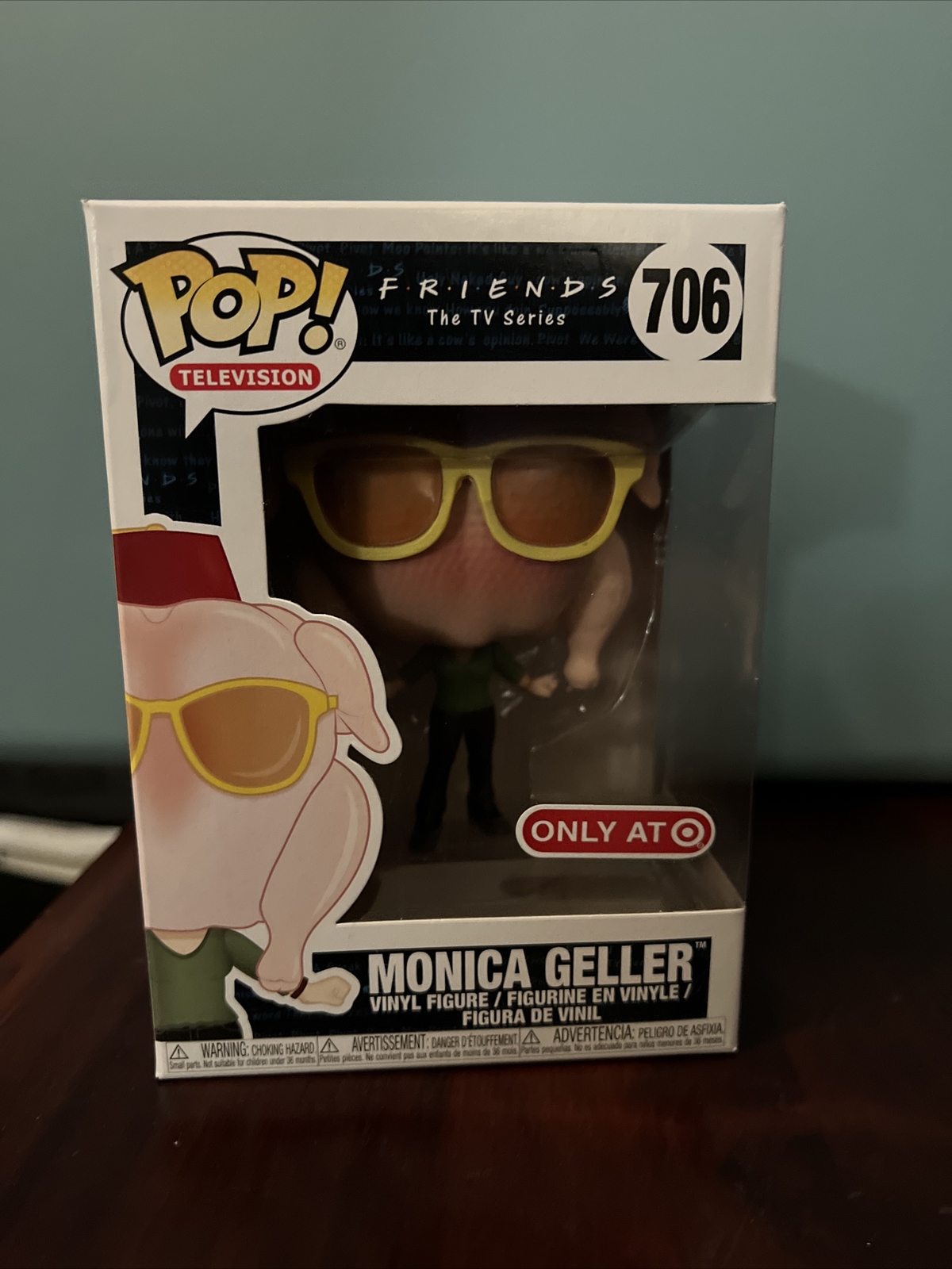 Funko Pop Friends The Tv Series Monica Geller Turkey On Head