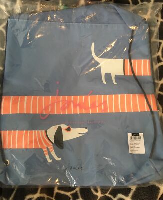 Joules Wurst Hund Rucksack Fitnessstudio Yoga Schule Sommertasche brandneu
