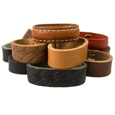 Full Grain Leather Belt Loops and Keepers - Many Sizes, Colours and Styles