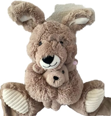 Mother koala with baby stuffed animal