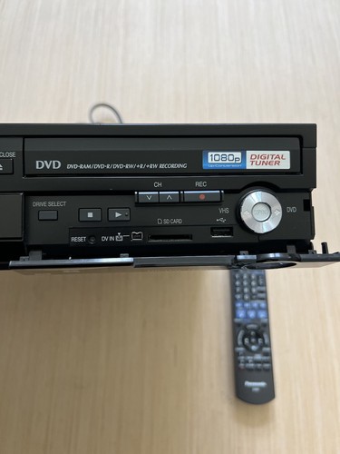 Panasonic DMR-EZ48V DVD VCR Combo Reproductor Grabador con Control Remoto y Cables Probado - Imagen 12 de 21