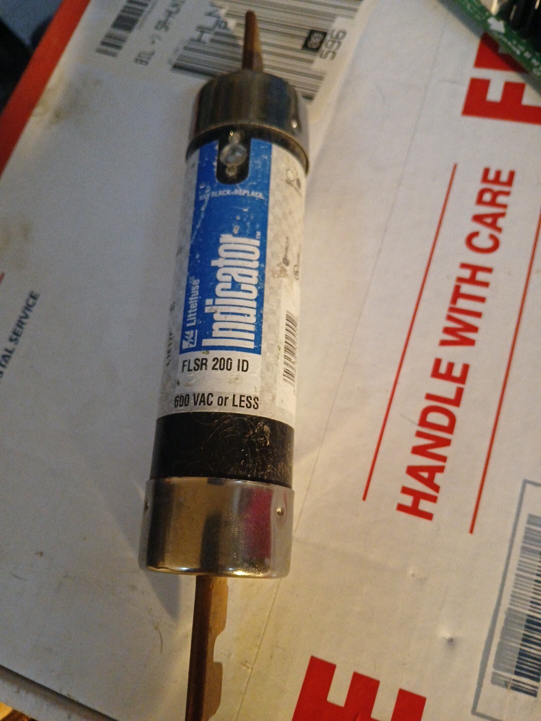 NUEVO FUSIBLE USADO PRECIO LITTELFUSE FLSR-200-ID, INDICADOR, CLASE-RK5, 200A, 600V