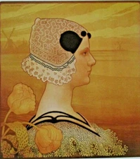 Postcard - Paul Berthon French Artist(1872-1909) - Queen Wilhelmina 1901