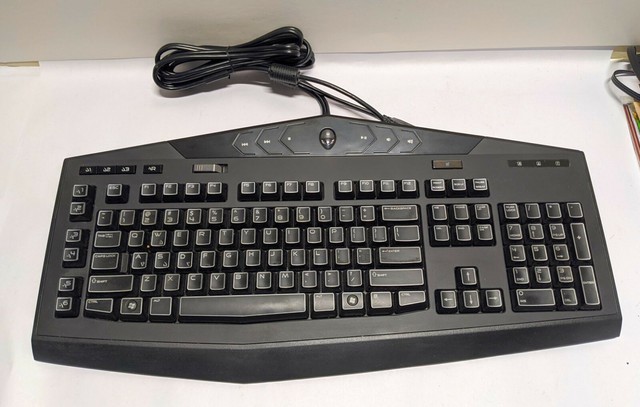 Dell Alienware TactX Spanish Gaming Keyboard P897N Illuminated Model Kg900 For Sale Online EBay
