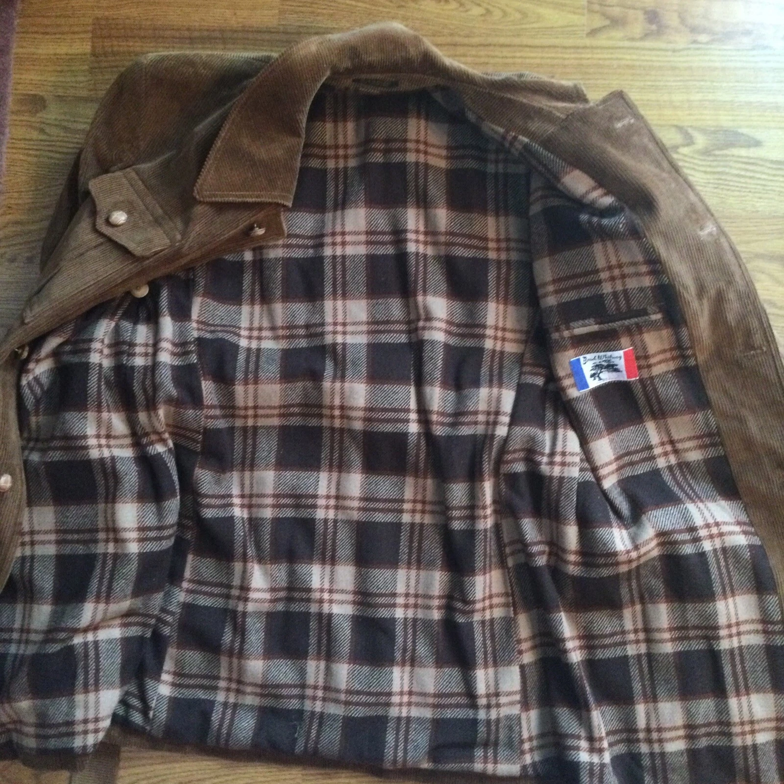 NWT Vintage 70s Brad Whitney Wide Corduroy Jacket Brown W/Belt RARE NEW!! - product detail image 7