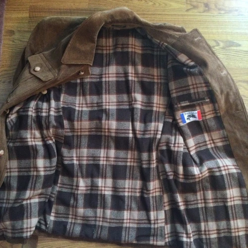 NWT Vintage 70s Brad Whitney Wide Corduroy Jacket Brown W/Belt RARE NEW!! image 7