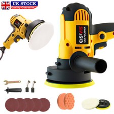 Mini 5" Electric Dual Action Polisher Buffer Sander Car Polishing Machine Pad UK