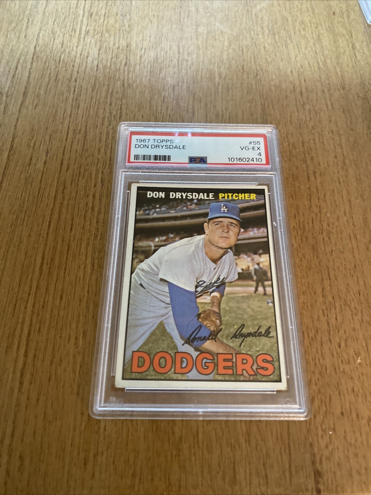 Don Drysdale 1967 Topps #55 PSA 4 VG-EX