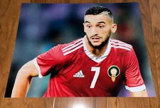 Hakim Ziyech signed 11x14 Soccer Photo Hakim Ziyech signed 11x14 Soccer Photo