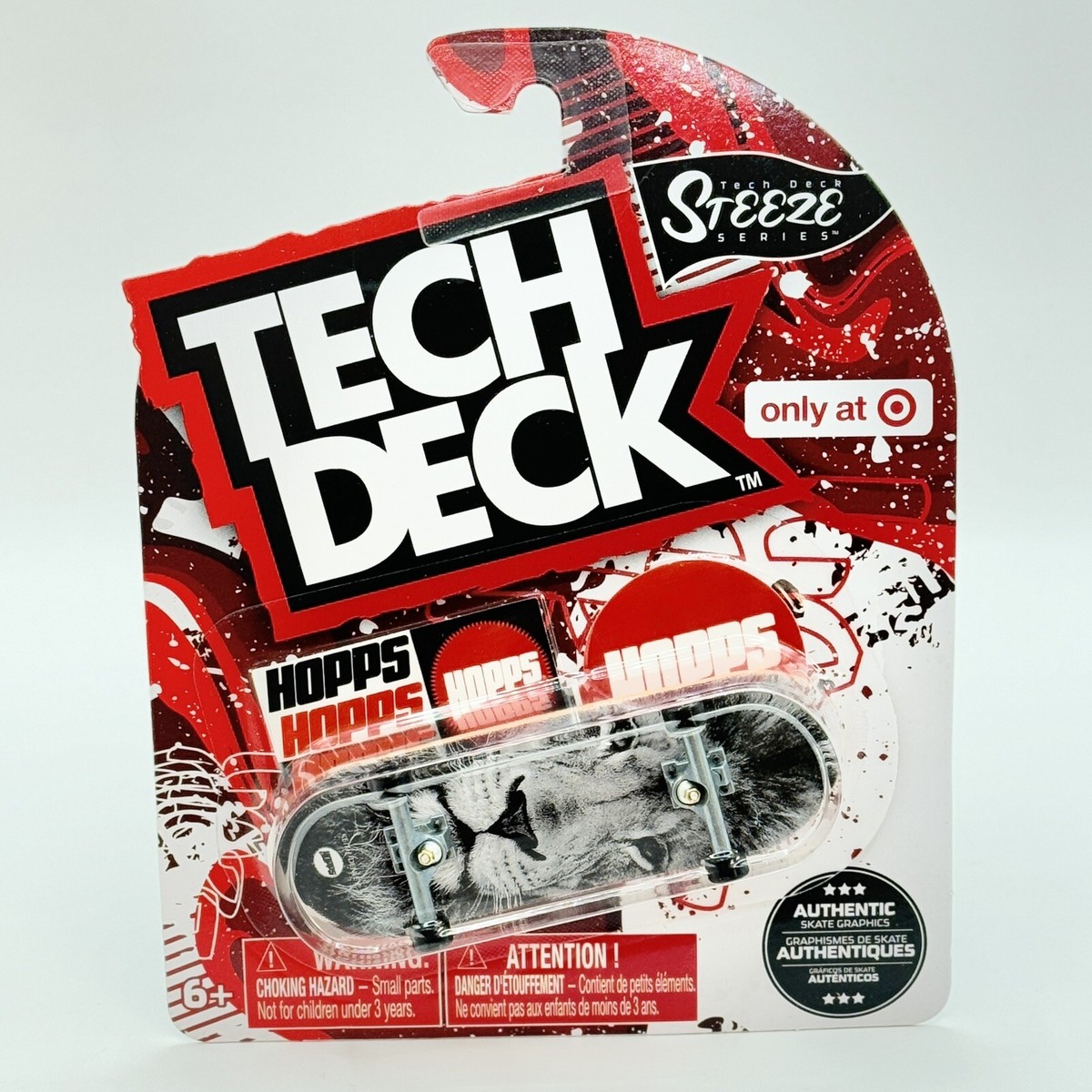 Tech Deck Steeze Hopps Skateboards Keith Denley Lion Fingerboard
