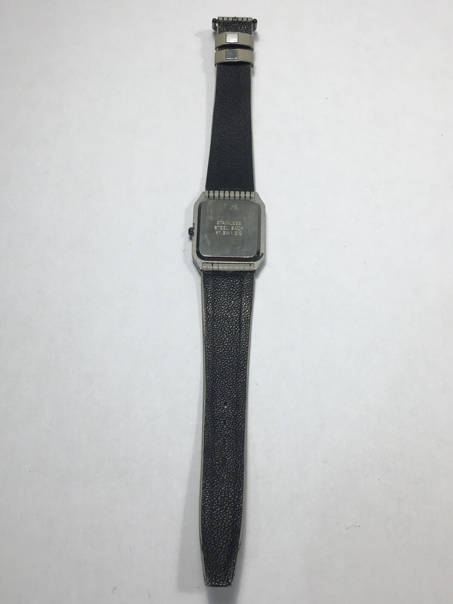 Montre JAZ quartz vintage – bracelet bicolore – pour réparation ou pièces