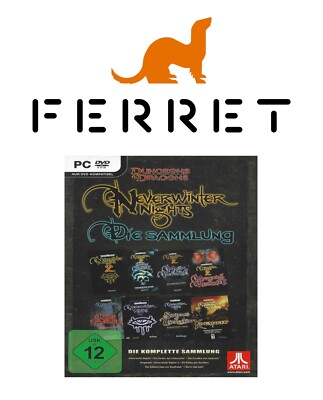 8x PC Spiele: Dungeons & Dragons Neverwinter Nights Die Sammlung - BioWare RPG