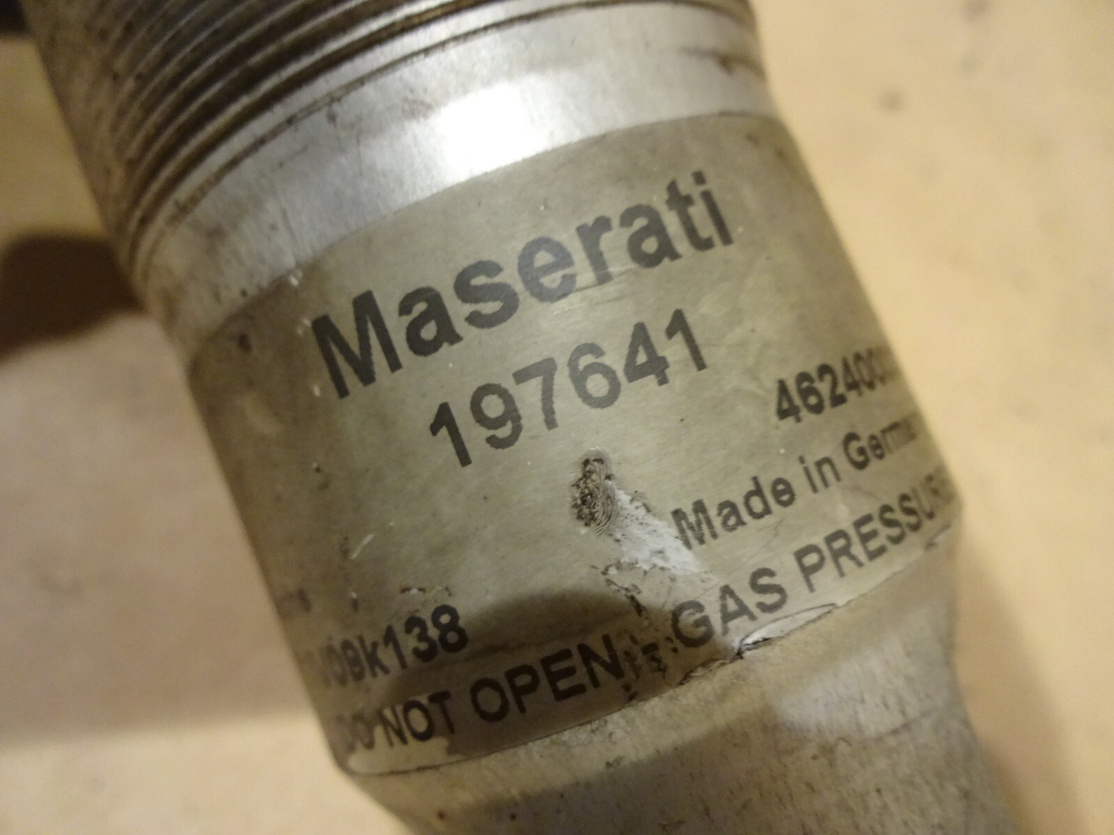 Maserati 4200 Coupe Front Shock Absorber P/N 197641
