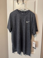 Nike Swim Tshirt Men's Large UPF40 New with tags - Heather gray Drifit NESSA589