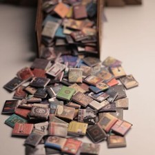 200PC 1/12 Scale Dollhouse Miniatures Accessories Books Novel Filling A Bookcase