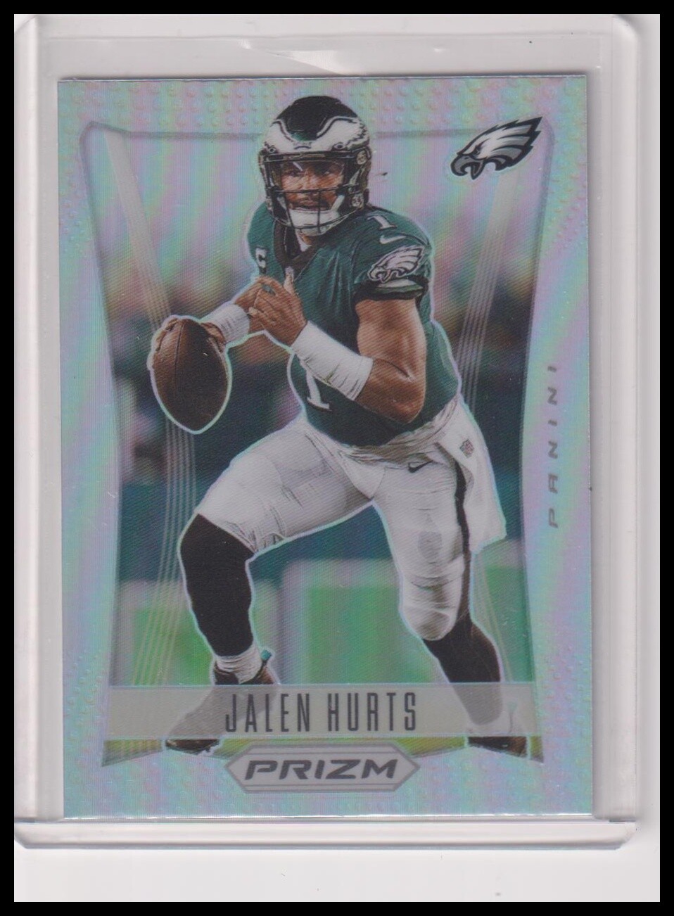 2022 Panini Prizm Jalen Hurts #PF-7 Prizm Flashback Prizms Silver Eagles