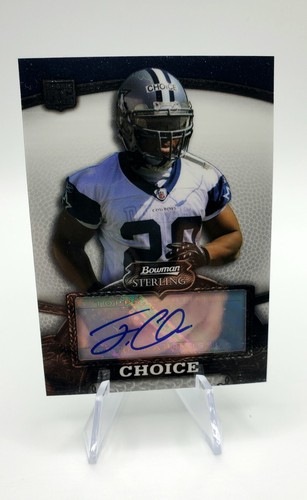 2008 Bowman Sterling Tashard Choice #118 Rookie Auto RC Dallas Cowboys Rookie - Picture 2 of 3