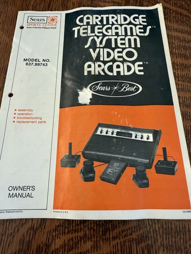 Sears Tele-Games Video Arcade Atari 637.99743 Console Wood Grain - UNTESTED - Picture 10 of 12