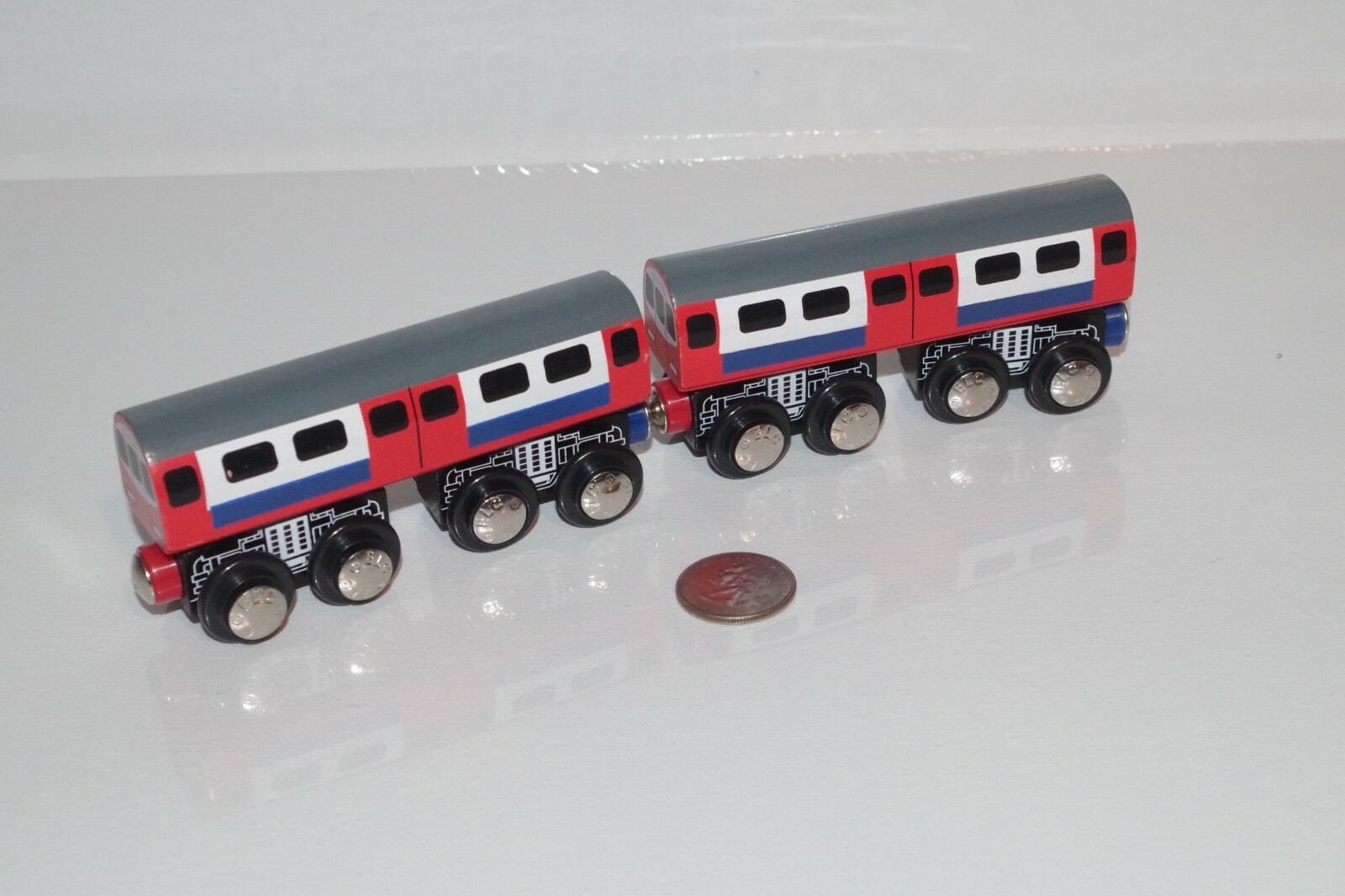 early learning centre wooden train set