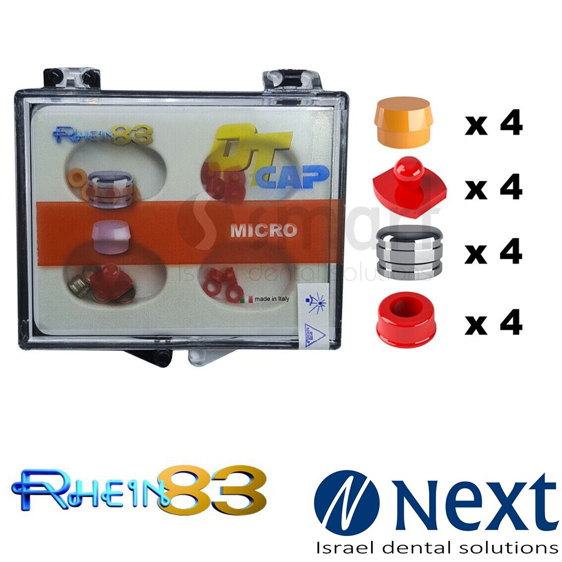 Rhein83 OT cap micro ball attachment castable single spheres