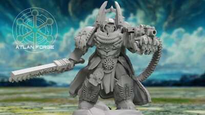 Angelic Aegis Captain 32mm SciFi Fantasy Miniatur für Tabletop Spiele Grimdark