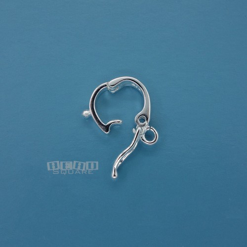 Sterling Silver Hinged Pendant Bail Connector / Enhancer w/Open Loop #33317 - Picture 2 of 4