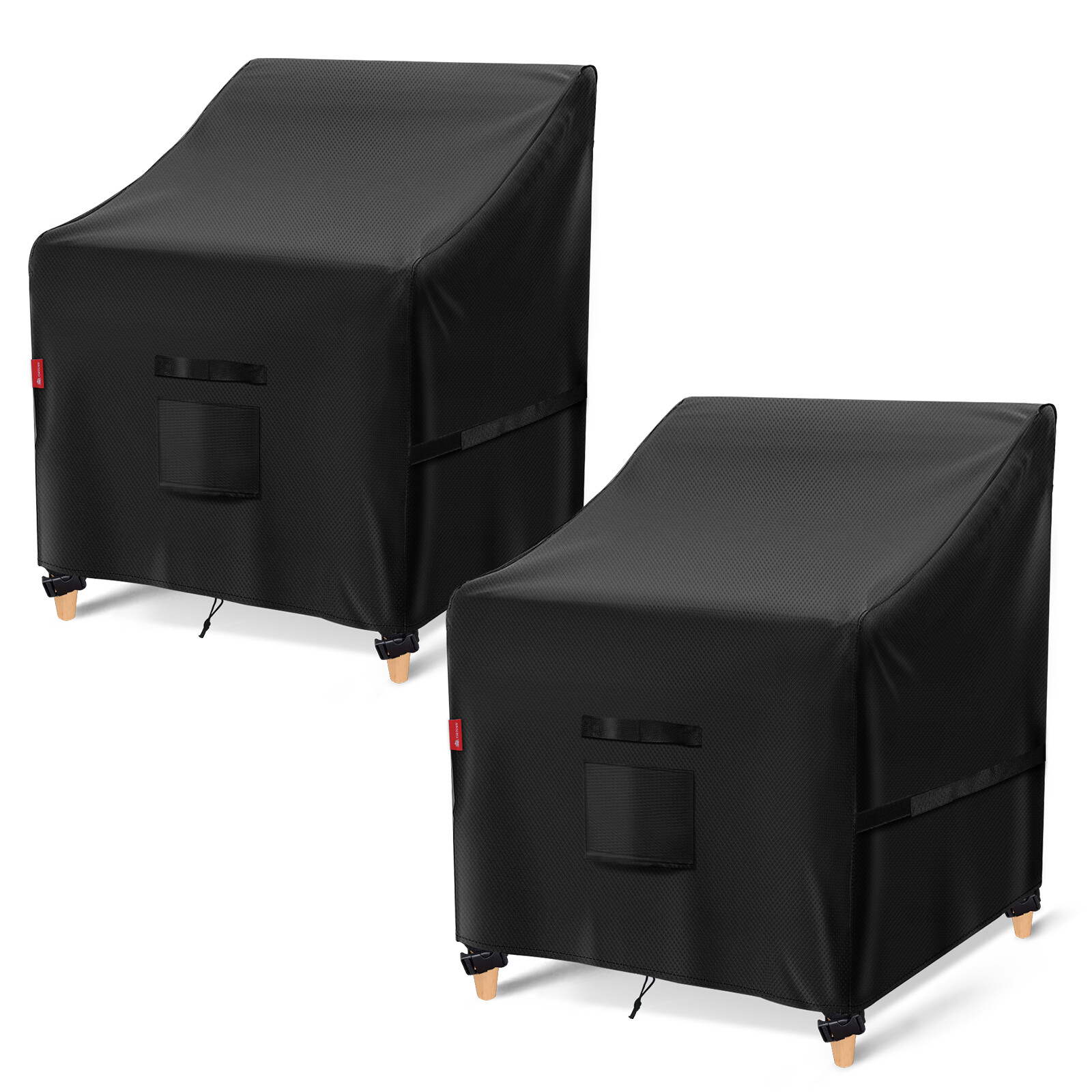 2PCS 600D Patio Chair Cover Seating Waterproof Outdoor Garden Furniture