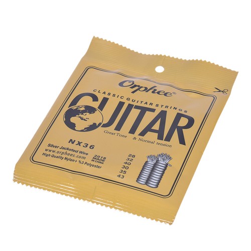 6 Pcs Orphee NX36 Nylon Classical Guitar Strings Normal Tension Replacement G9M8 - Picture 3 of 12
