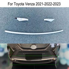 For 2020-2023 Toyota Venza Front Lower Bumper Chrome Style Molding Trims Garnish For 2020-2023 Toyota Venza Front Lower Bumper Chrome Style Molding Trims Garnish