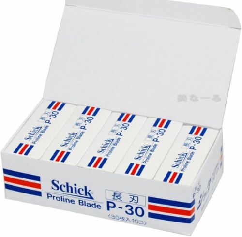 Schick Proline Blade 30 x 10set 300pcs P-30 JAPAN NEW w/Tracking Free Shipping - Picture 4 of 12